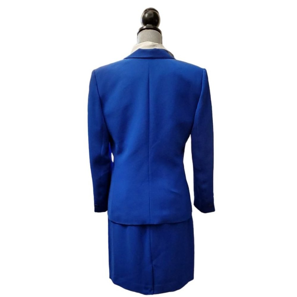 Petite Sophisticate Vintage Single-Breasted Blazer | NWT | 10P | Royal Blue - Picture 9 of 13